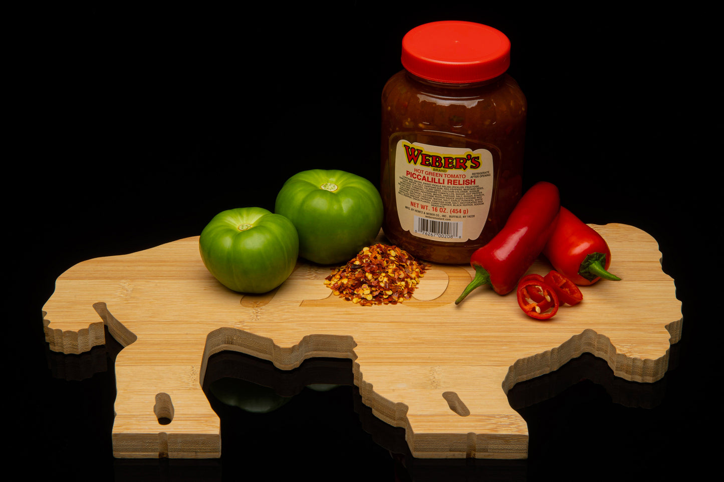 Hot Green Tomato Piccalilli Relish